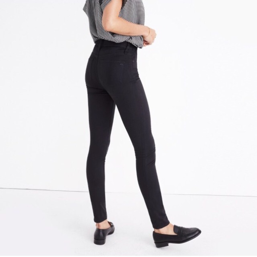 9" High Riser Skinny Skinny Jeans: Garment-Dyed